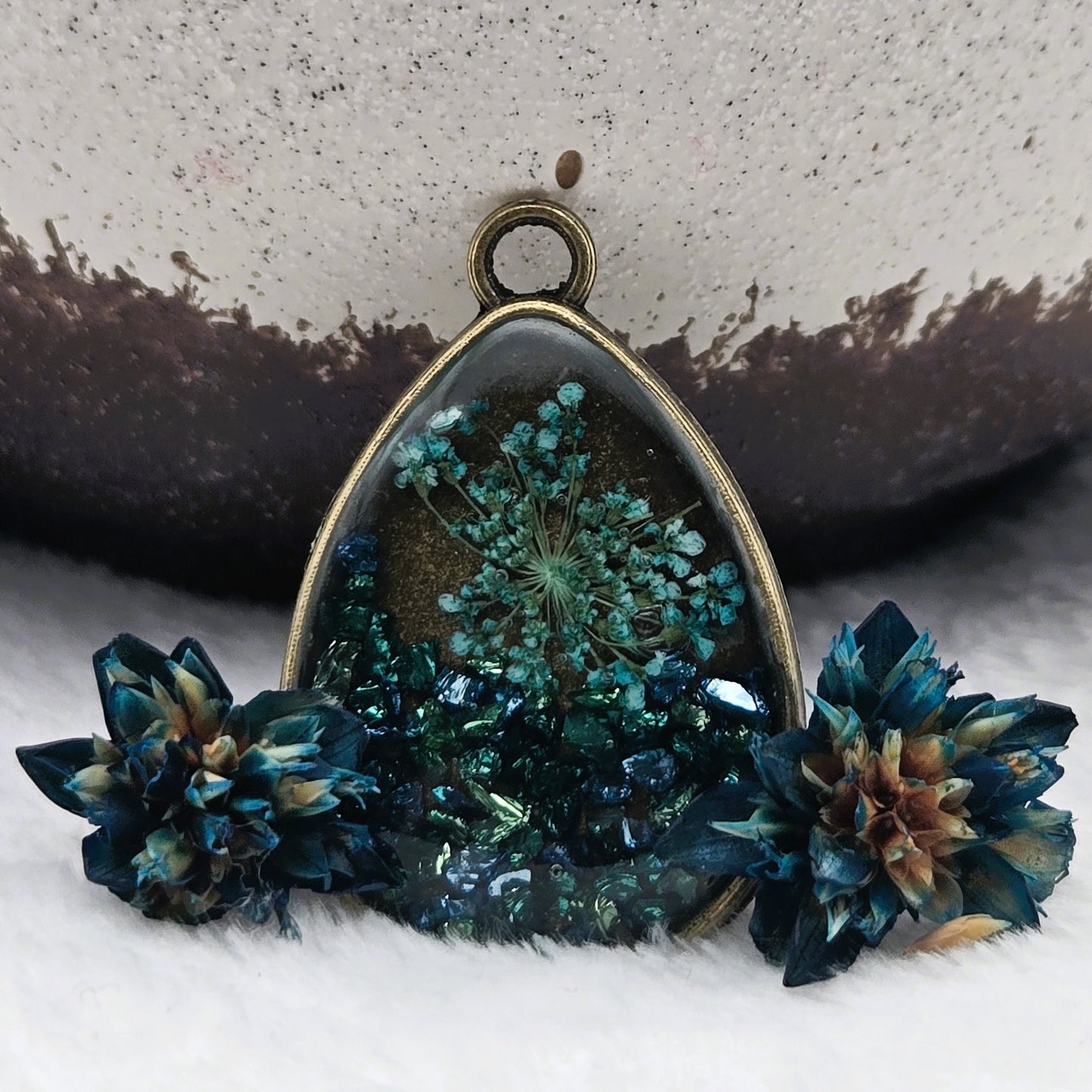 Floral Wave Pendant
