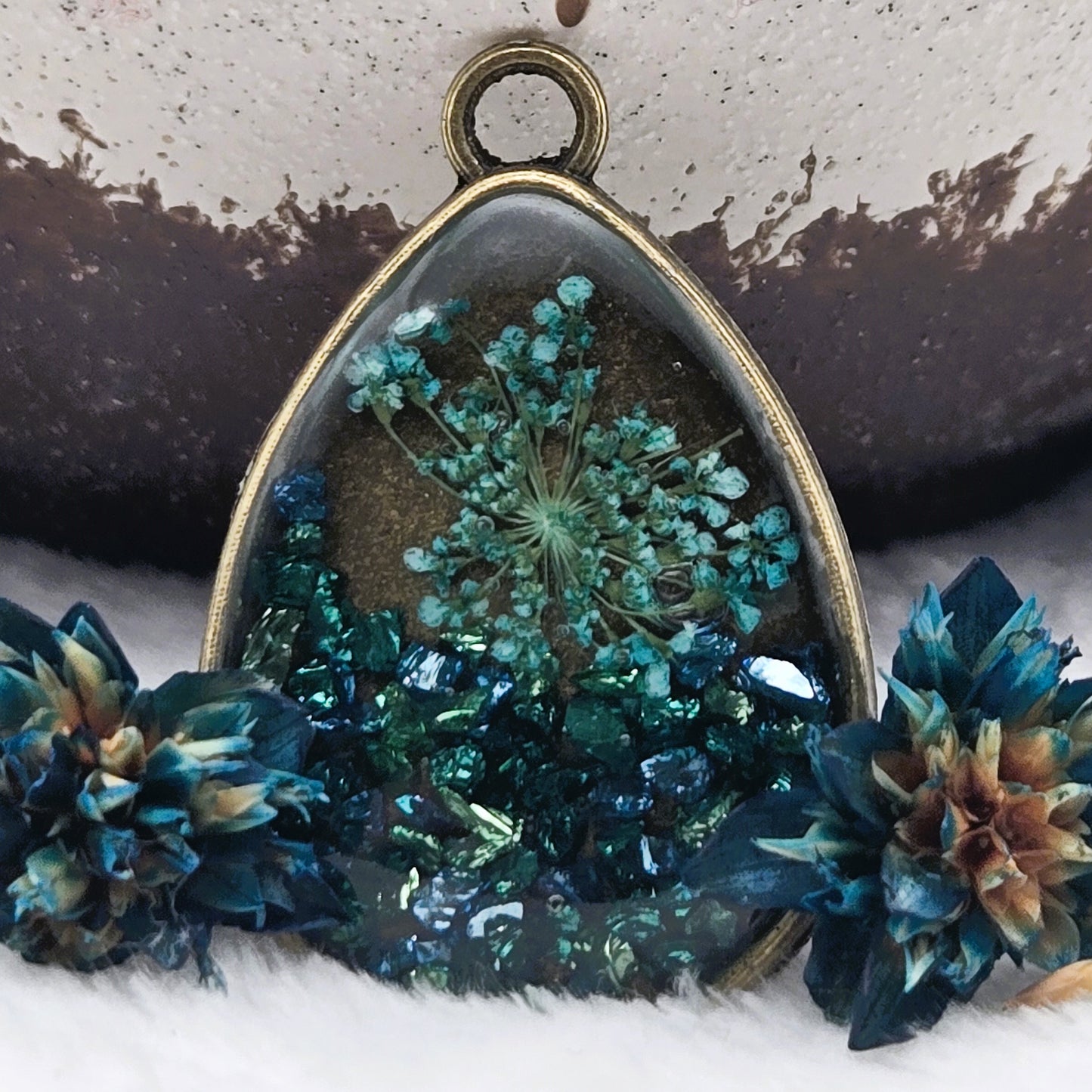 Floral Wave Pendant
