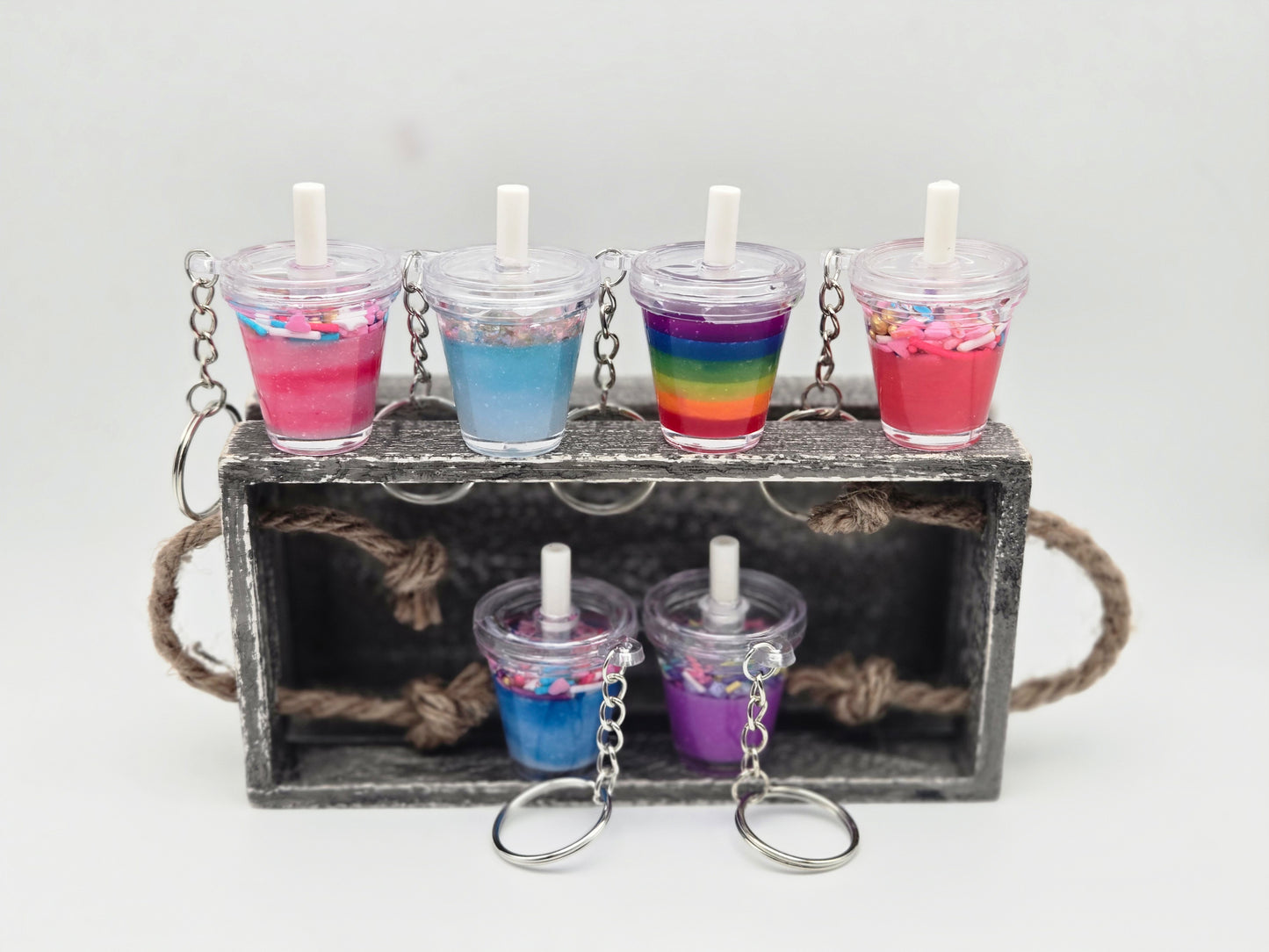 Smoothie Cup Keychains