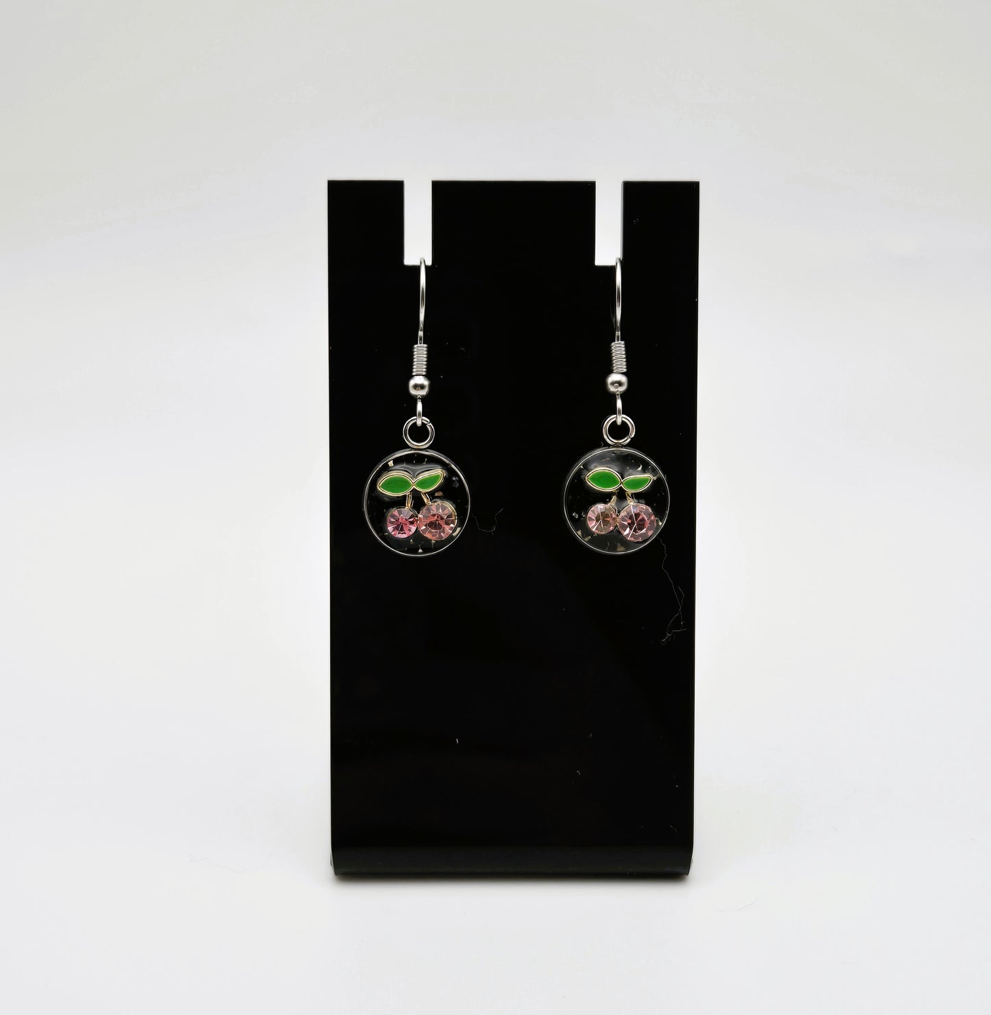 Mini Cherry Dangle Earrings