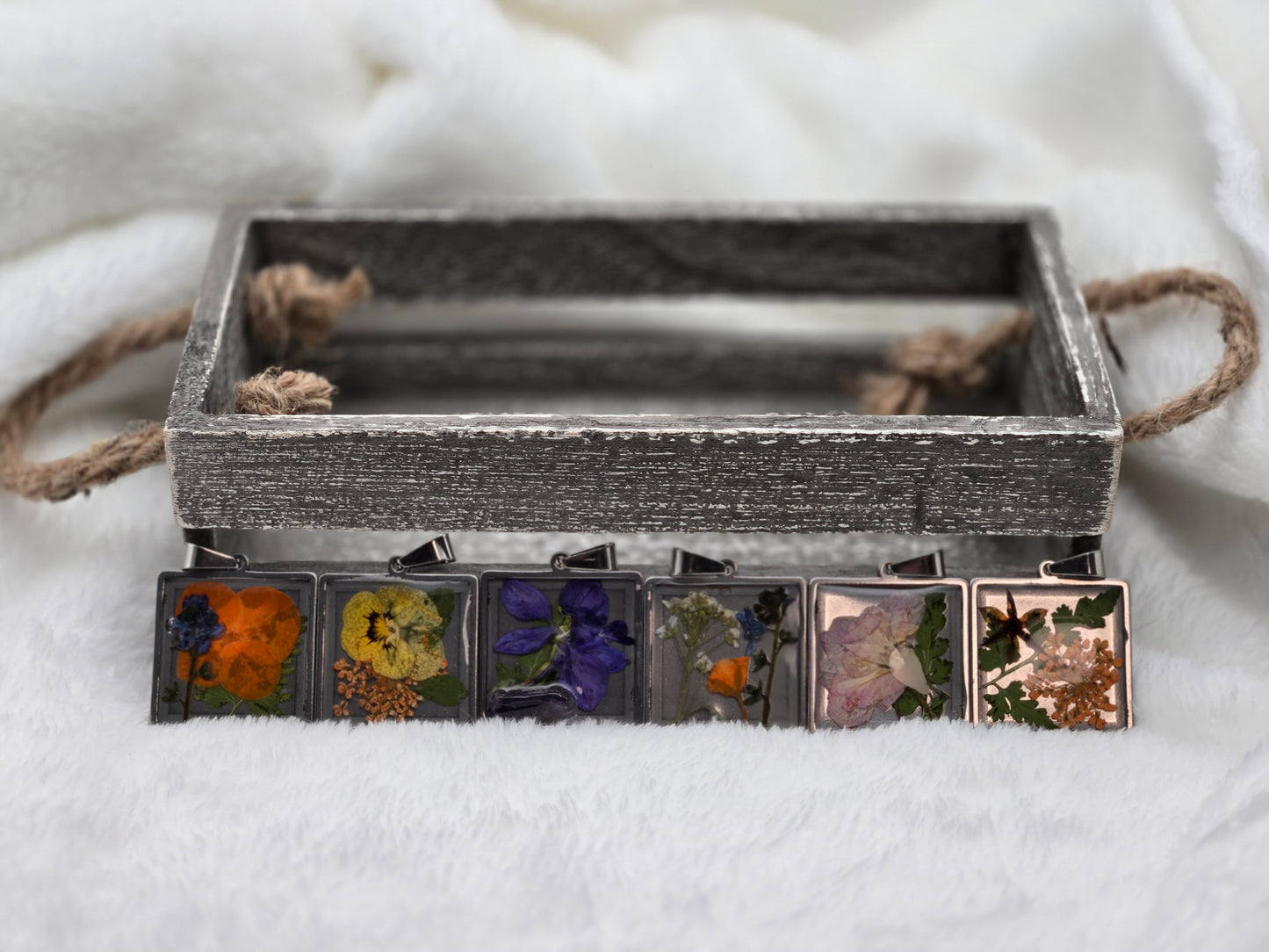 Pressed Flower Pendants