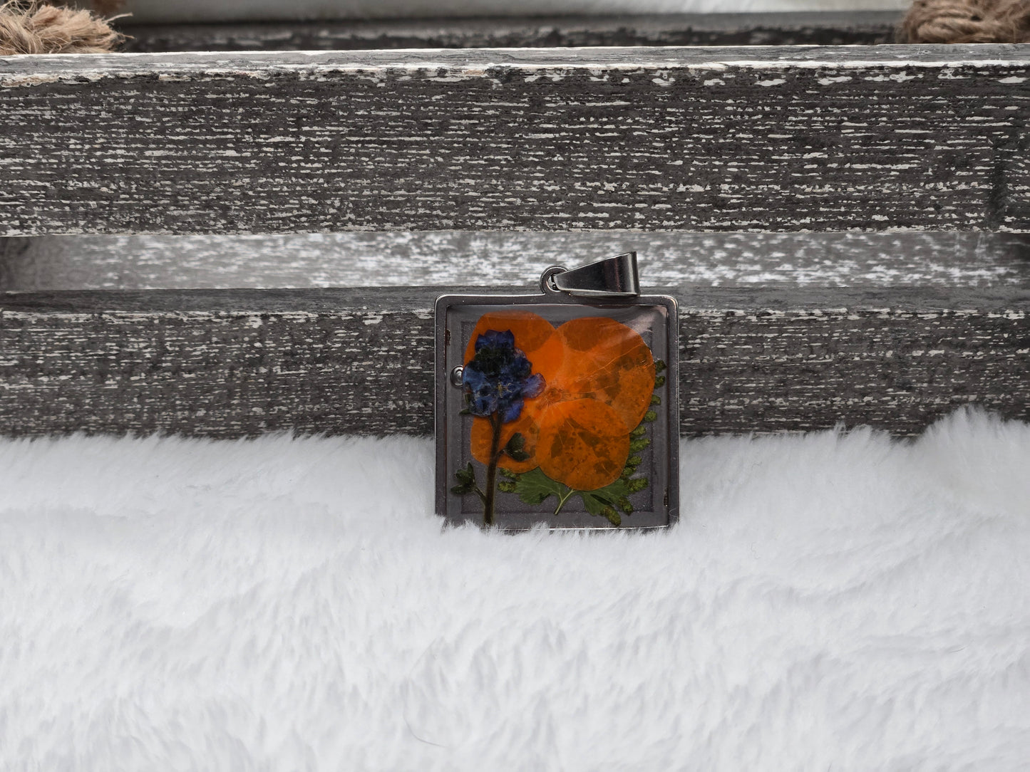 Pressed Flower Pendants