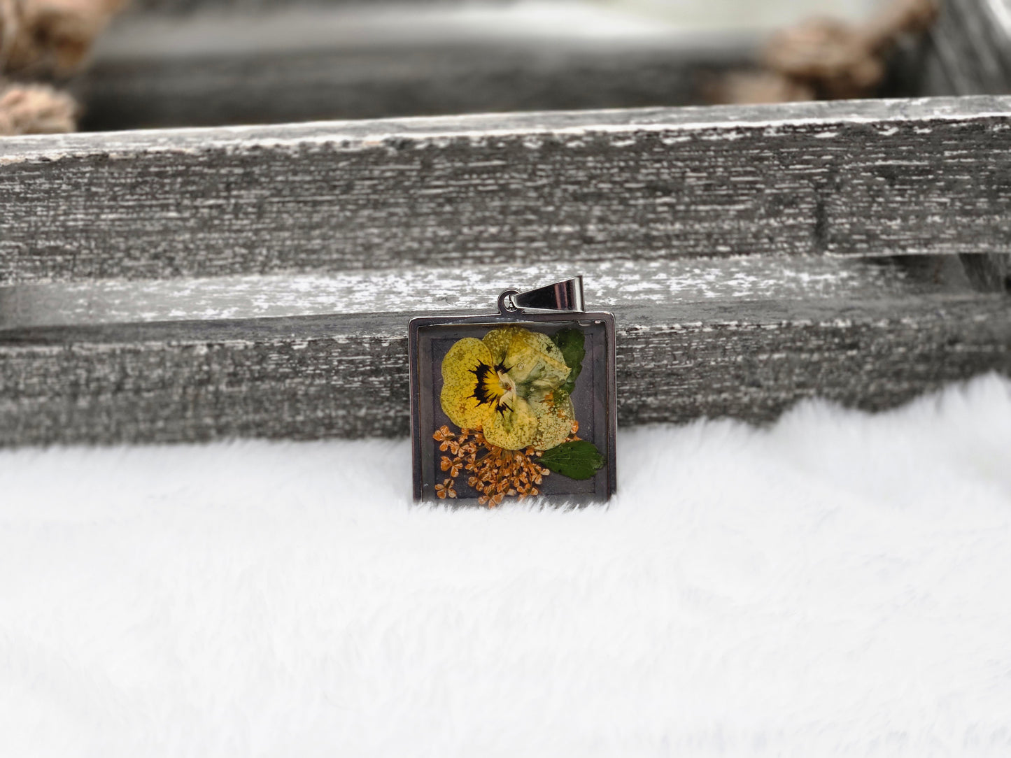 Pressed Flower Pendants