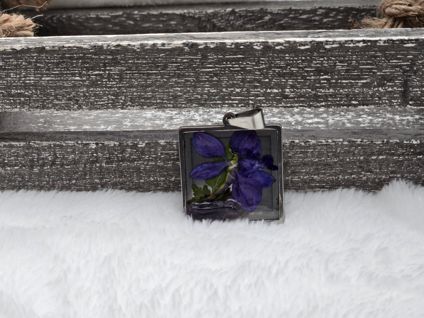 Pressed Flower Pendants