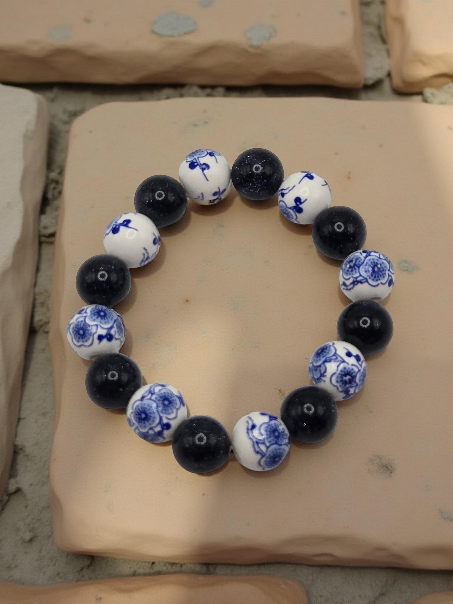 Midnight Flower Bracelet
