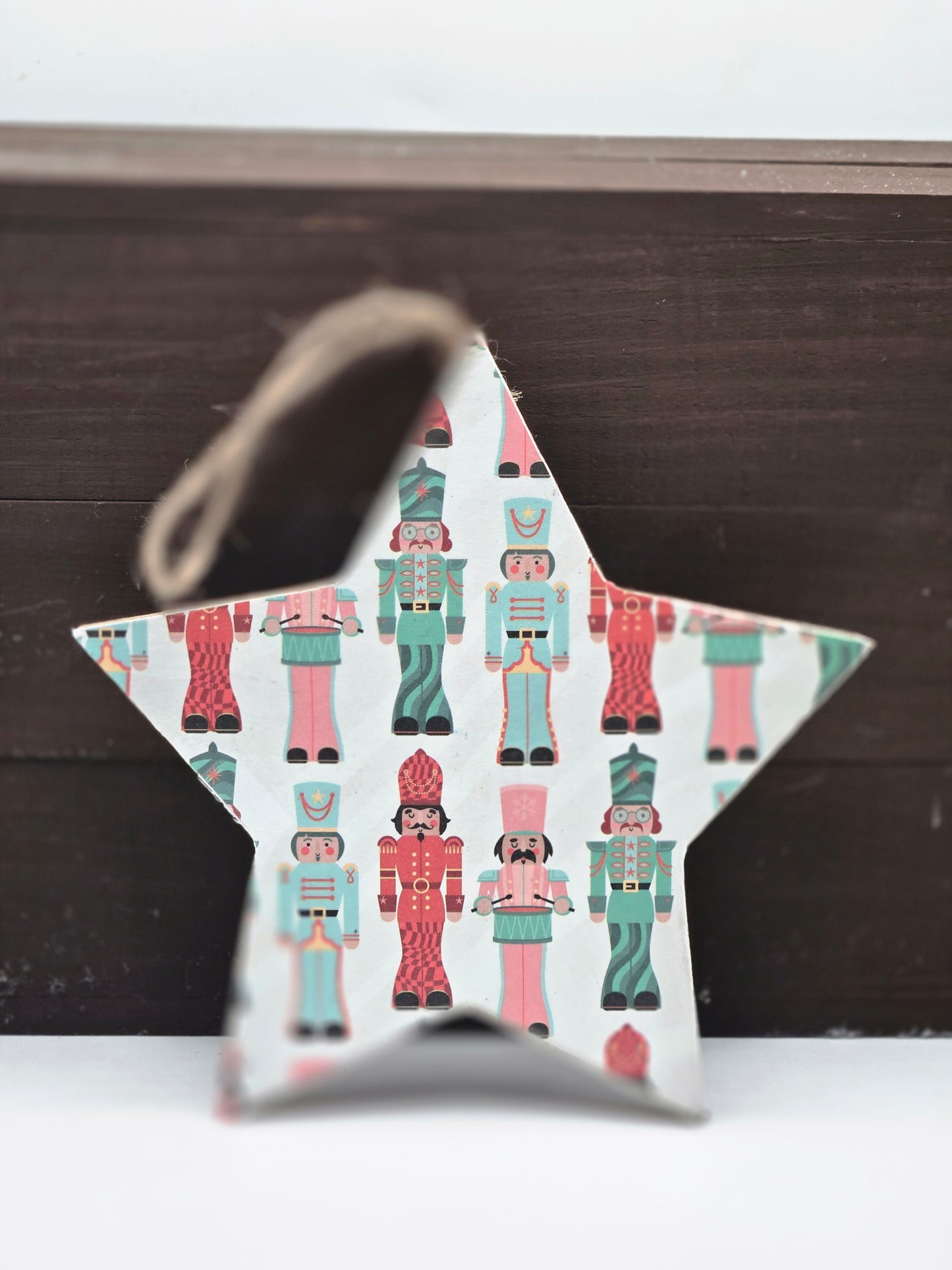 Wood Christmas Star Ornament