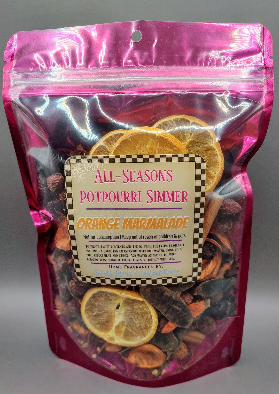 All-Season Simmering Potpourri- Orange Marmalade. 4 oz.
