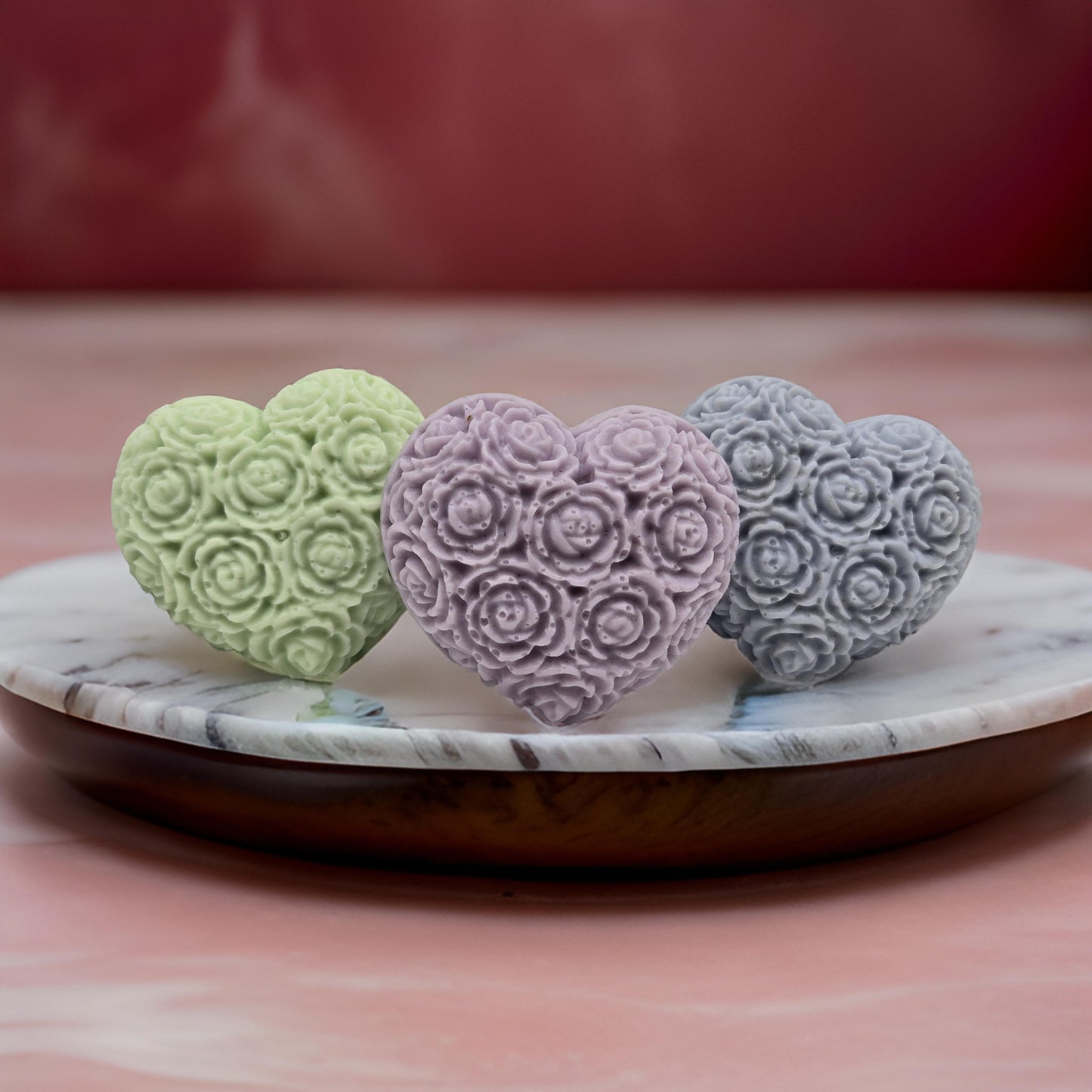 Heart Shaped Soap Set