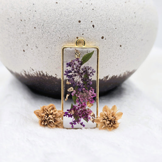 Violet Bloom Pendant