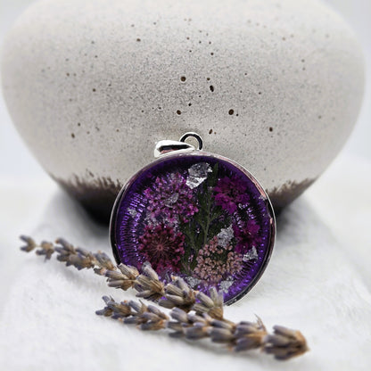 Purple Bloom Pendant