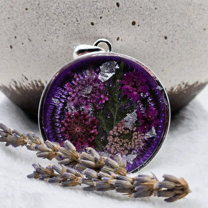 Purple Bloom Pendant