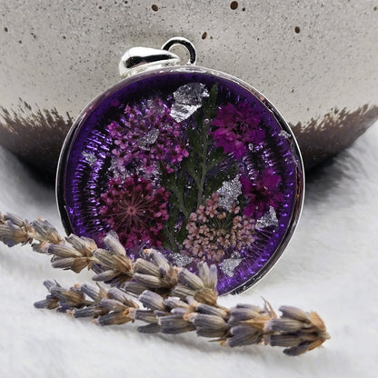 Purple Bloom Pendant