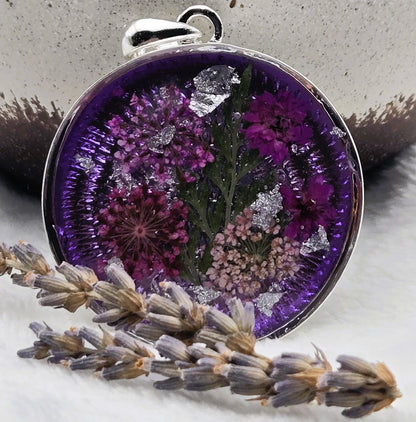 Purple Bloom Pendant