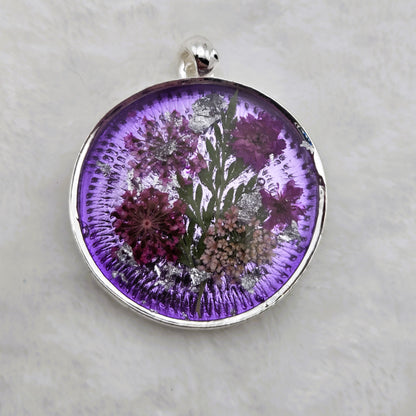 Purple Bloom Pendant