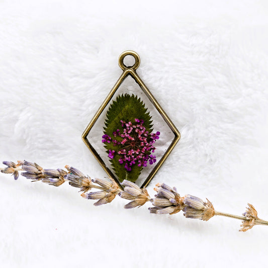 Flower Frame Necklace