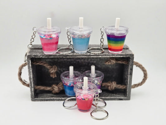 Smoothie Cup Keychains