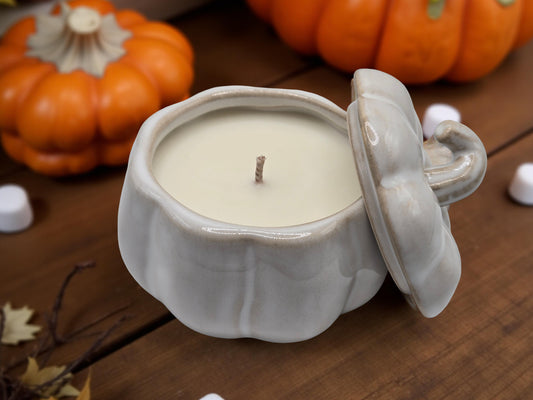 Vanilla Pumpkin Marshmallow Candle 8 oz