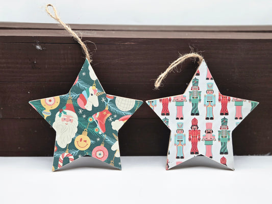 Wood Christmas Star Ornament