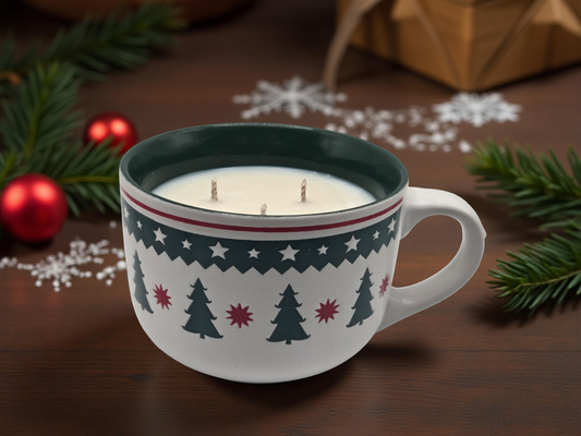 Country Pineberry Christmas Tree Candle 12 oz