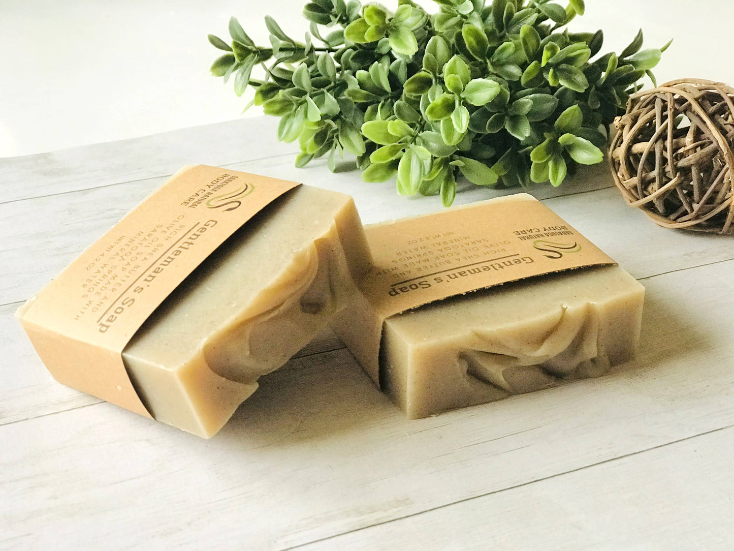 Gentleman's Handmade Soap Bar VEGAN COLD PROCESS