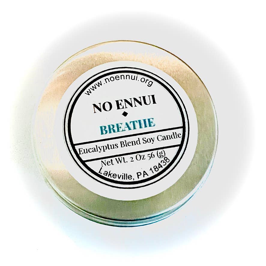 "Breathe" Eucalyptus & Mint Blend Botanical Soy Candle